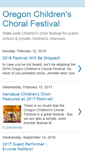 Mobile Screenshot of oregonchildrenschoralfestival.com