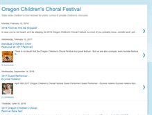 Tablet Screenshot of oregonchildrenschoralfestival.com